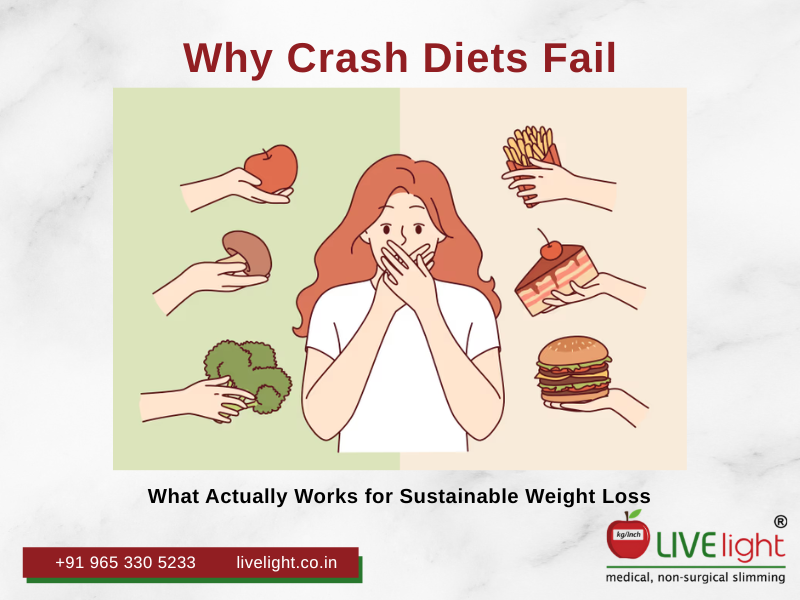 Why Crash Diets Fail & What Actually Works for Sustainable Weight Loss